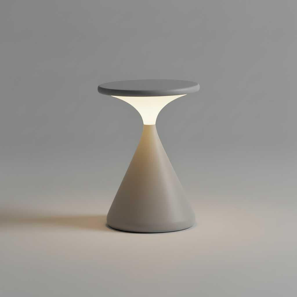 Aeron Hourglass | Cordless Table Lamp for Bedside or Desk
