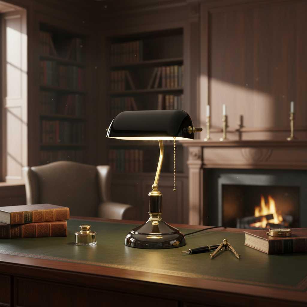 Elegant Glass Table Lamp | Bedside Table Lamps for Bedrooms