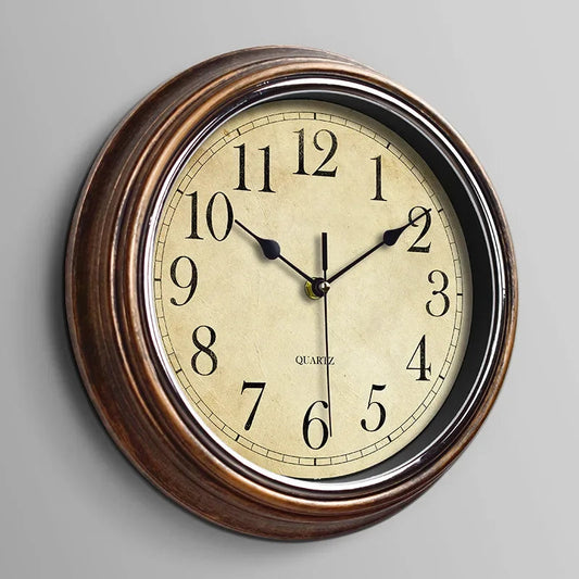 Vintage Silent Large Wall Clock | Home Interior Decoration 0